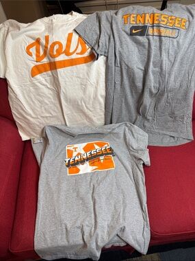 Tennessee Volunteers Men’s Short Sleeve Tee Bundle, 2 Baseball themed